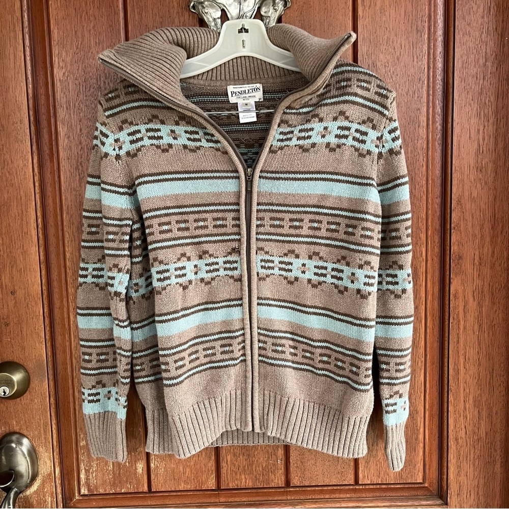 Pendleton Zip Up Sweater